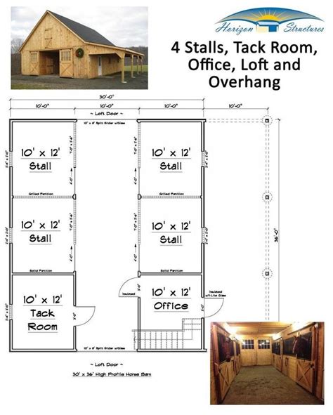 Decent Size With A Good Layout Modular Barns Barn Plans Horse Barn