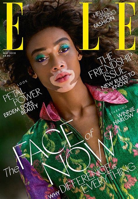 Winnie Harlow Is The Cover Star Of Elle Uk May 2018 Issue
