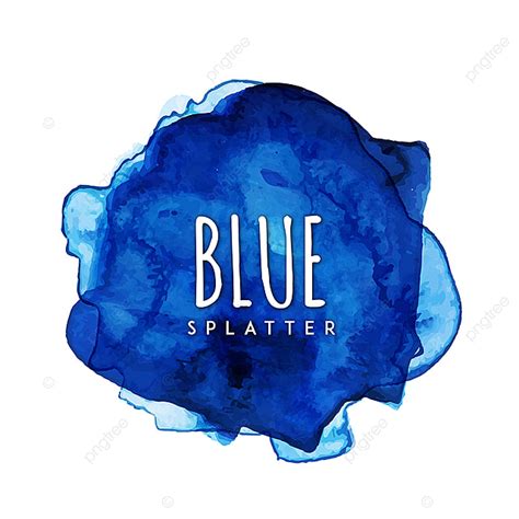 Blue And White Abstract Watercolor Background Illustration Blue