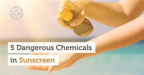 5 Dangerous Chemicals In Sunscreen