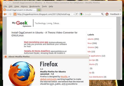 Firefox comes preinstalled in ubuntu unless you are installing firefox on ubuntu and other linux the official method. How to Install Firefox 5 in Ubuntu 10.04 and 10.10