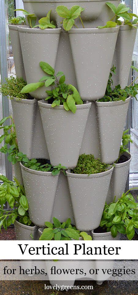 Grow A Vertical Herb Garden In A Greenstalk Planter