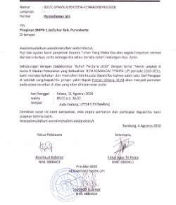 Bagian surat itu sendiri sebenarnya hampir sama antara jenis surat yang satu dengan yang lainnya. Contoh Surat Undangan Pemateri