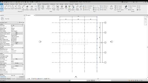 03how To Create Grid Line Revit Youtube