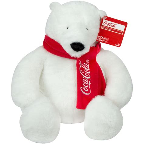 Collectables Plush Polar Bear Coca Cola Coke Plush Bear Polar Bear On