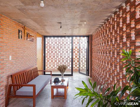 Brick House For A Tropical Climate Living Asean