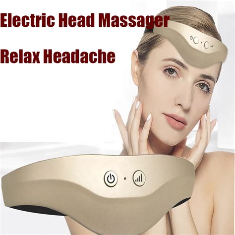 Intelligent Electric Head Massager Sleep Monitor Hypnosis Head Sleep Instrument Migraine Relief