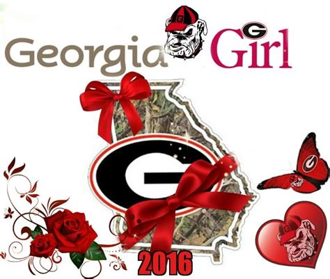 Georgia Girl 2016 Georgia Girls Diy Vinyl Uga Georgia Bulldogs