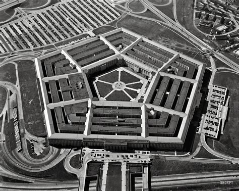 1940s Arlington County Virginia War Department Pentagon Aerial