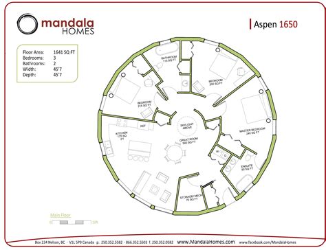 Aspen Series Floor Plans Mandala Homes Prefab Round Jhmrad 22023
