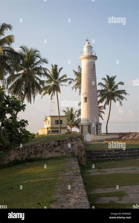 Lighthouse Building In The Historic Town Of Galle Sri Lanka Asia
