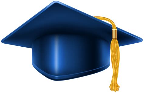 Blue Graduation Cap Png Clip Art Image Graduation Cap Clipart Blue