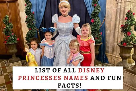 List Of All Disney Princesses Names And Fun Facts Visiting Orlando