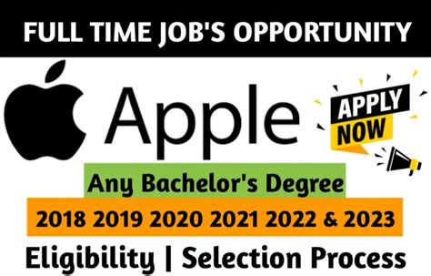 Apple Hiring Freshers Drive 2023 For Technical Specialist