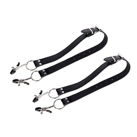 spread labia spreader straps with clamps bdsm labia etsy