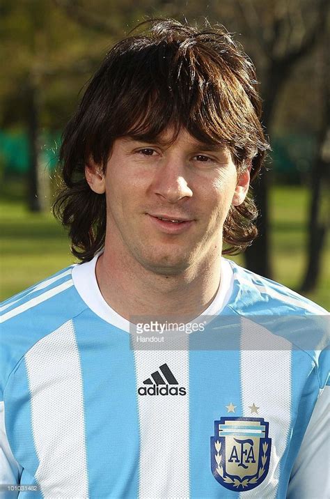 Midfielder Lionel Messi Of Argentina S National Team For The 2010 Lionel Messi Haircut