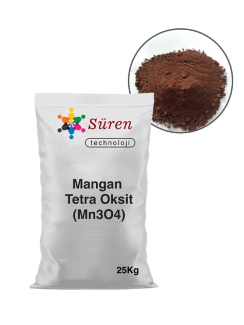 Mangan Tetra Oksit Süren T 25Kg Türkiyenin Kimya Deposu