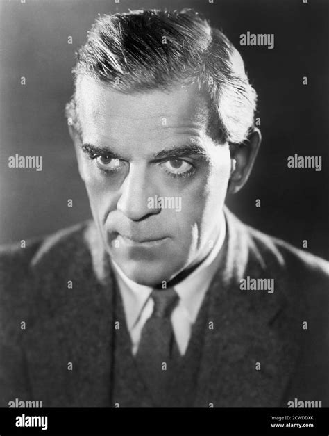 Boris Karloff Head And Shoulders Publicity Portrait For The Film