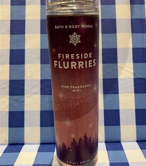 Bath Body Works Fireside Flurries Fine Fragrance Mist Village Candle Addicts