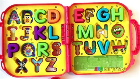 Elmo On The Go Letters Toy Alphabet Playset For Kids Learn Abc Puzzle