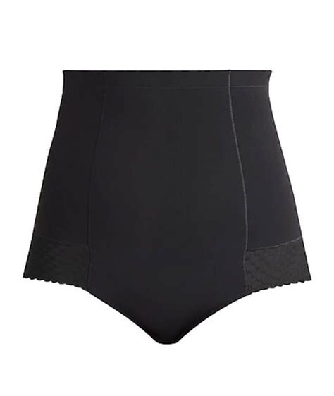 Nancy Ganz Revive Lace High Waisted Brief Black Curvy