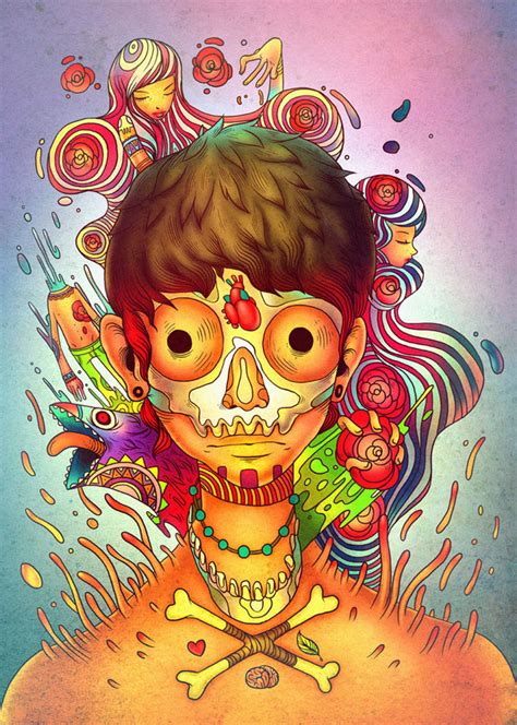15 Beautiful And Colorful Illustrations Web And Graphic Design Bashooka