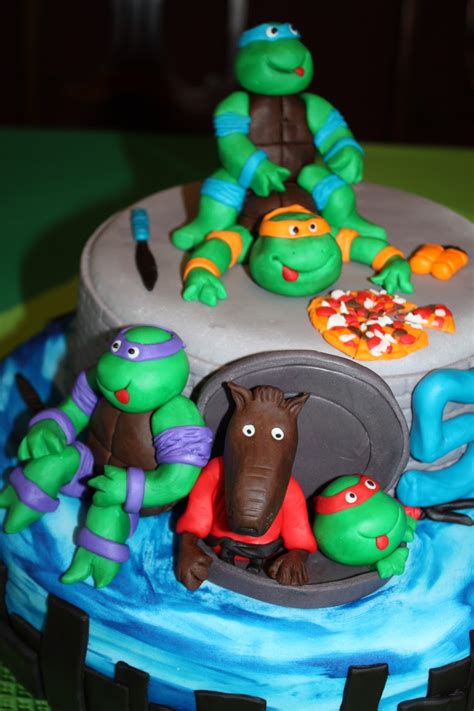 Sweet Melissas Cakery Teenage Mutant Ninja Turtles Birthday Cake