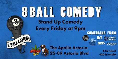 8 ball comedy stand up comedy in astoria the apollo astoria long island city ny december
