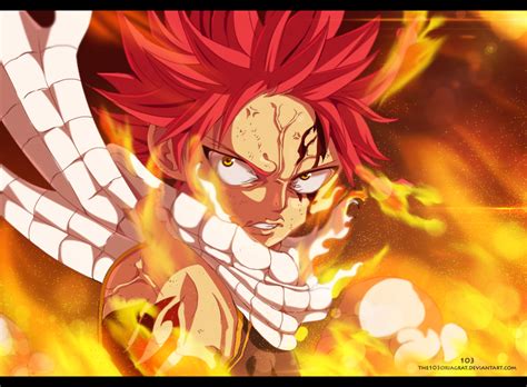 Natsu Dragneel Fire Dragon Slayer By The 103 On Deviantart