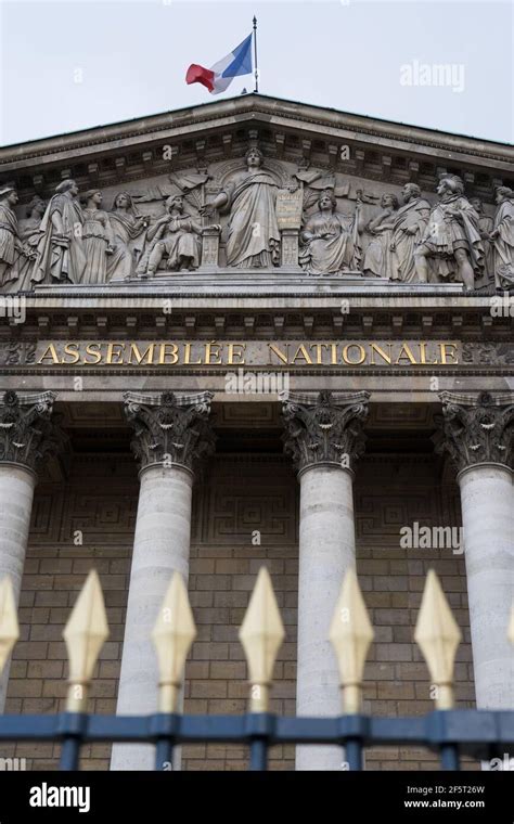 Paris France The French National Assembly Lassemblée Nationale