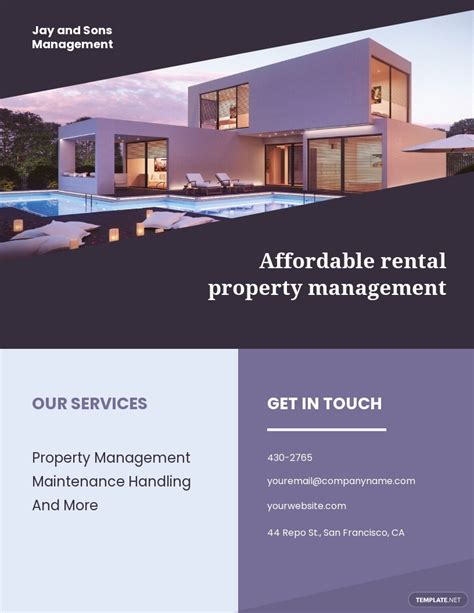 21 Free Property Management Flyer Templates Customize And Download