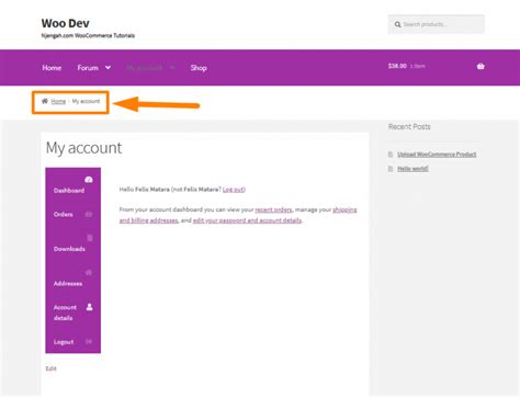 How To Hide Any Tab My Account Page Woocommerce Njengah