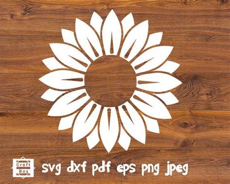 Silhouette Car Decal Sunflower Svg See More
