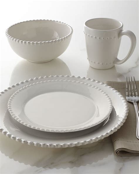 Alibaba.com offers 883 white beaded dinnerware products. 16-Piece Bianca Beaded-Edge Dinnerware - WHITE ...