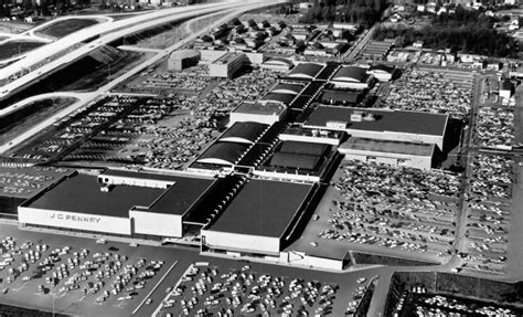 Northgate Mall 1965 Note The New Interstate 5 On The Left Photo