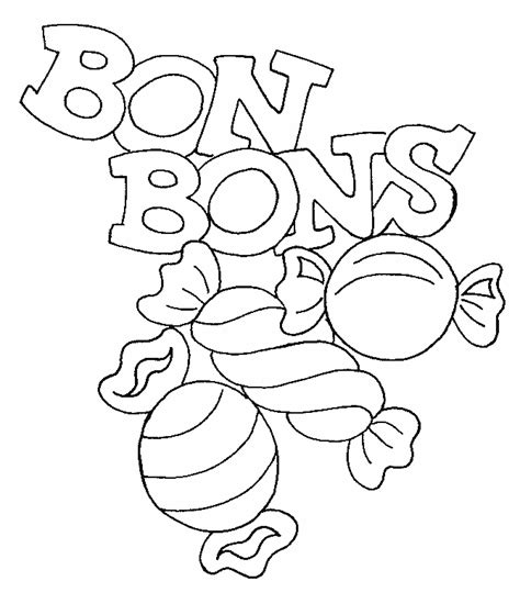 Coloriage Bonbons à colorier  Allofamille  Coloring books, Doodle art