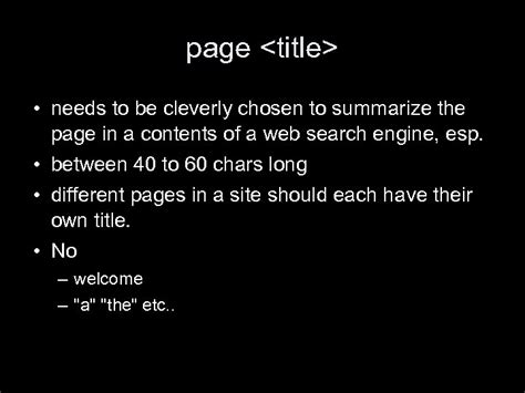 There are plenty of internet search engines available online which you can easily use on your. LIS 650 lecture 3 Web site design Thomas