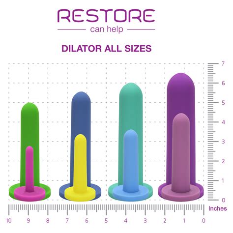 Vaginal Dilator Set Bpa Free Silicone All Sizes Restore Can Help