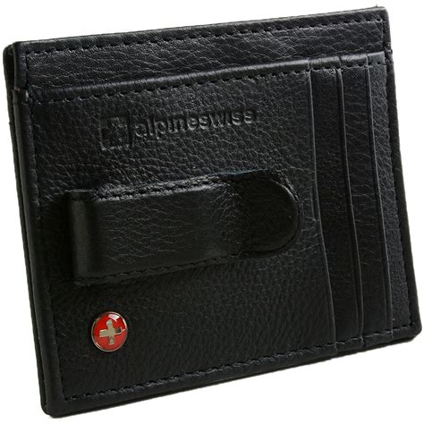 Check spelling or type a new query. AlpineSwiss RFID Blocking Mens Money Clip Leather Minimalist Front Pocket Wallet | eBay