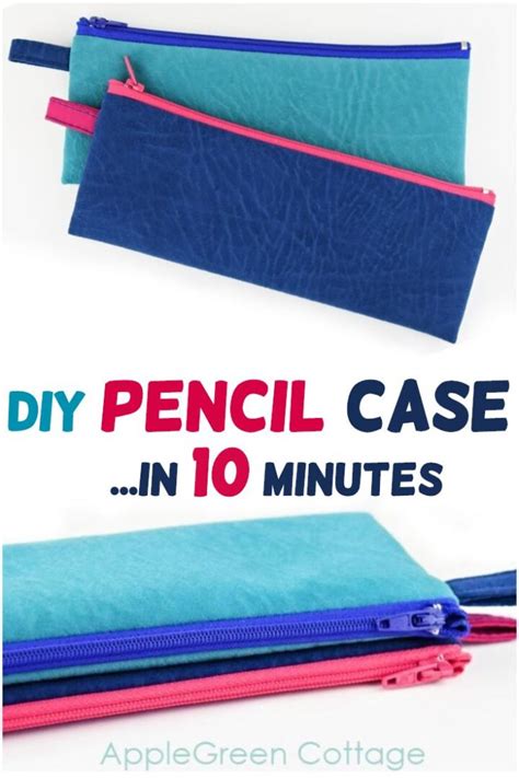 Diy Pencil Case Easy And Quick Applegreen Cottage
