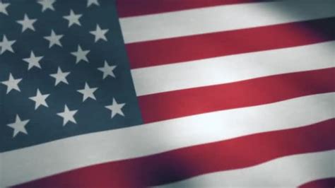 Usa American Flag Seamless Looping Animation Usa Flag Waving In The
