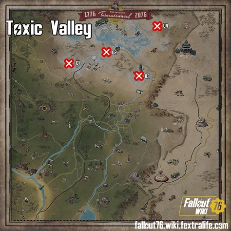 Fallout 76 Map Guide 6 Regions Locations Levels And Treasure Maps Images