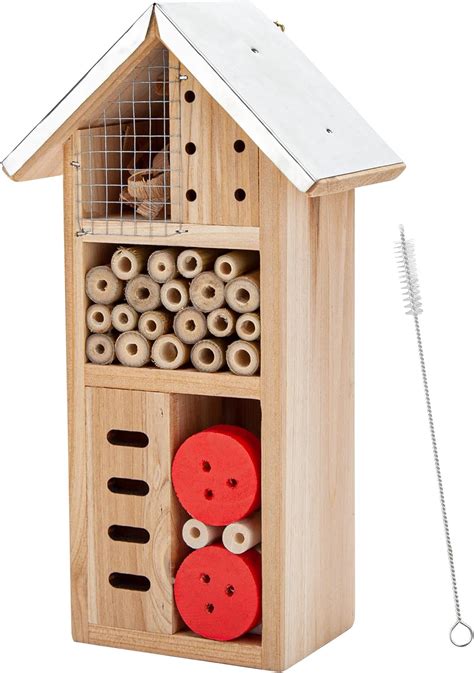 Amazon Com CARTMAN 3 Floor Hanging Insect House For Gardens Natural