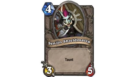 Senjin Shieldmasta Hearthstone Heroes Of Warcraft Guide Ign