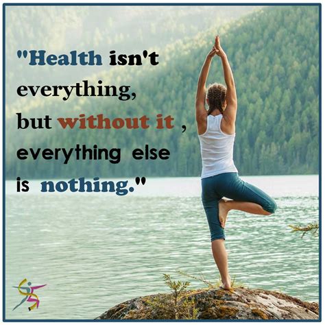 Health isn't everything, but without it, everything else is nothing:#