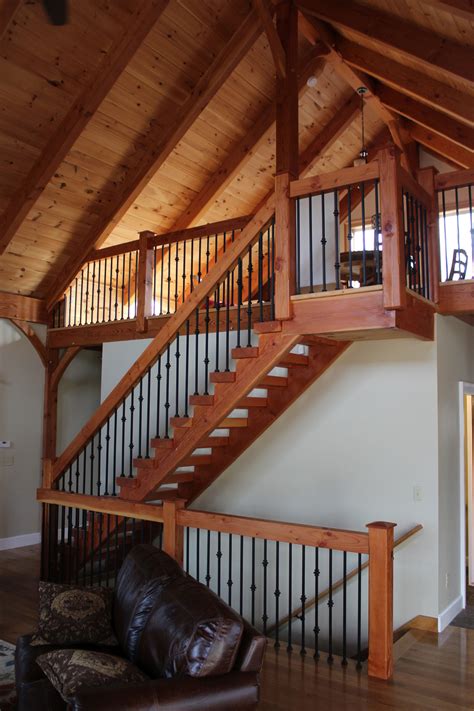 Stairs Up To A Loft Home Additions Cabin Loft House