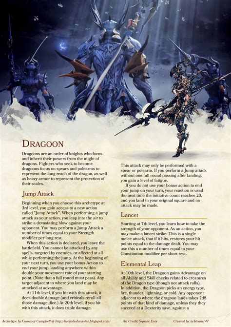Dnd 5e Homebrew Dungeons And Dragons Classes Dnd 5e Homebrew Dandd