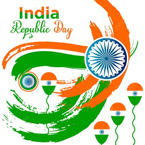 India Republic Day Vector Art PNG Republic Day Of India Abstract