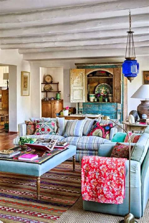 Comfort is the name of the game in home decor. Comprehensive Bohemian Style Interiors Guide To Use In ...