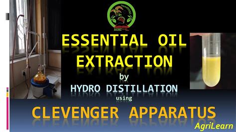 Essential Oil Extraction Clevenger Apparatus Hydro Distillation